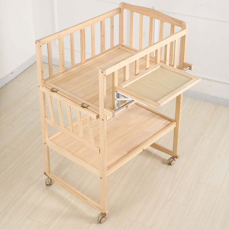 Wooden Baby Changing Table Changing Table with Storage Changing Table