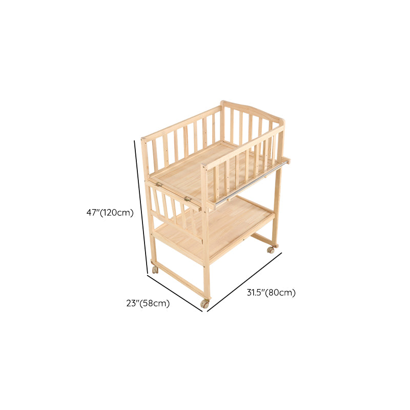 Wooden Baby Changing Table Changing Table with Storage Changing Table