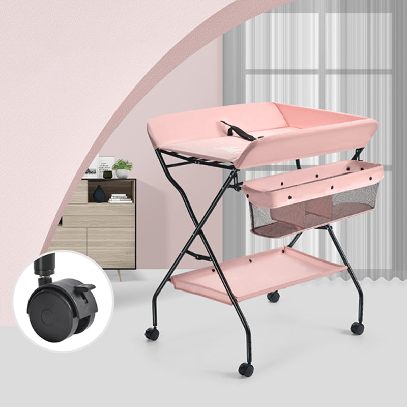 Folding Baby Changing Table Portable Changing Table  with Pad