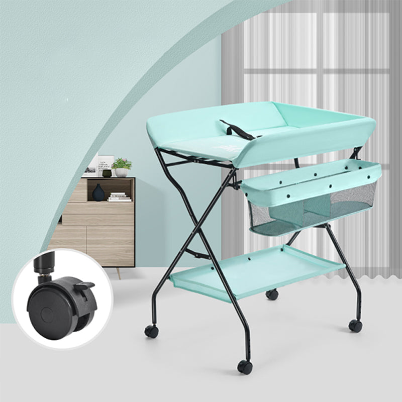 Folding Baby Changing Table Portable Changing Table  with Pad