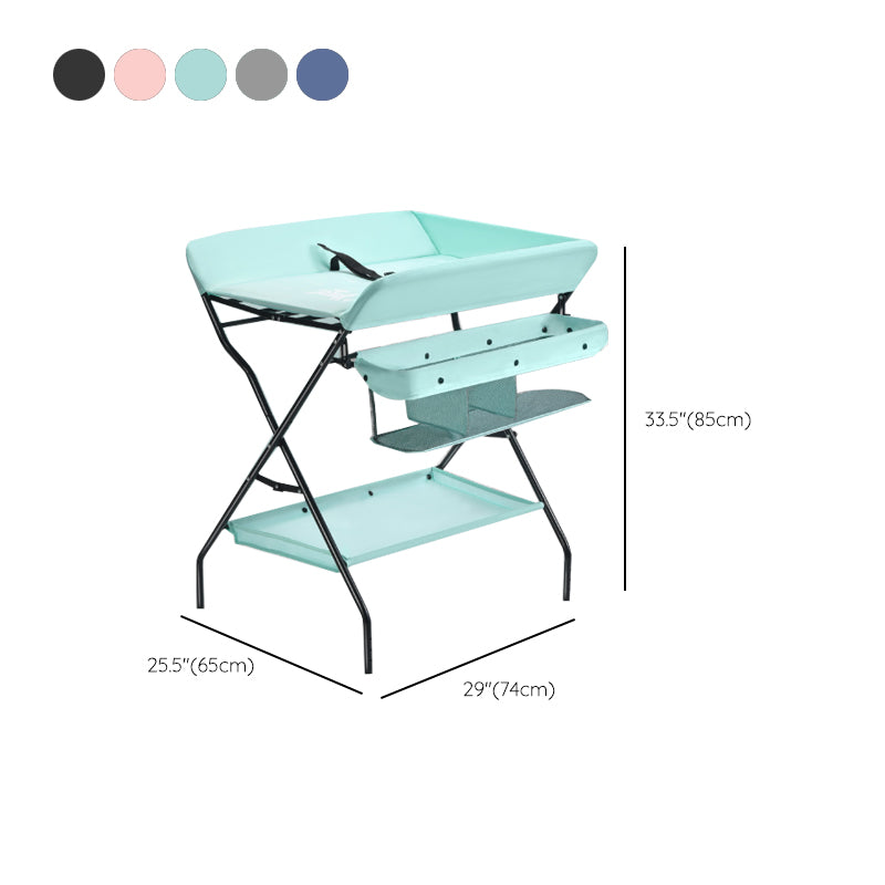 Folding Baby Changing Table Portable Changing Table  with Pad