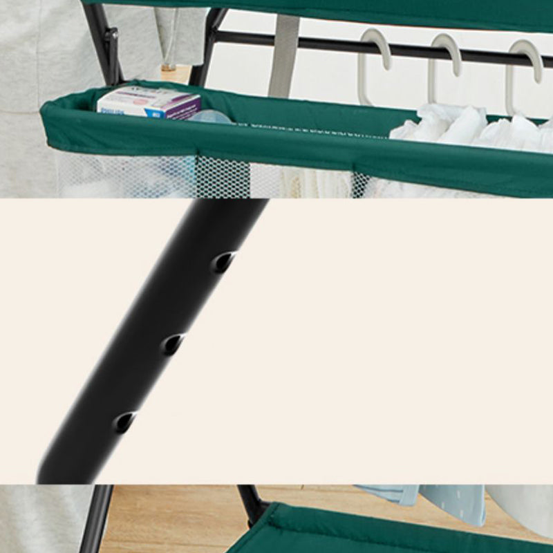 Modern Metal Baby Changing Table Folding Changing Table with Basket