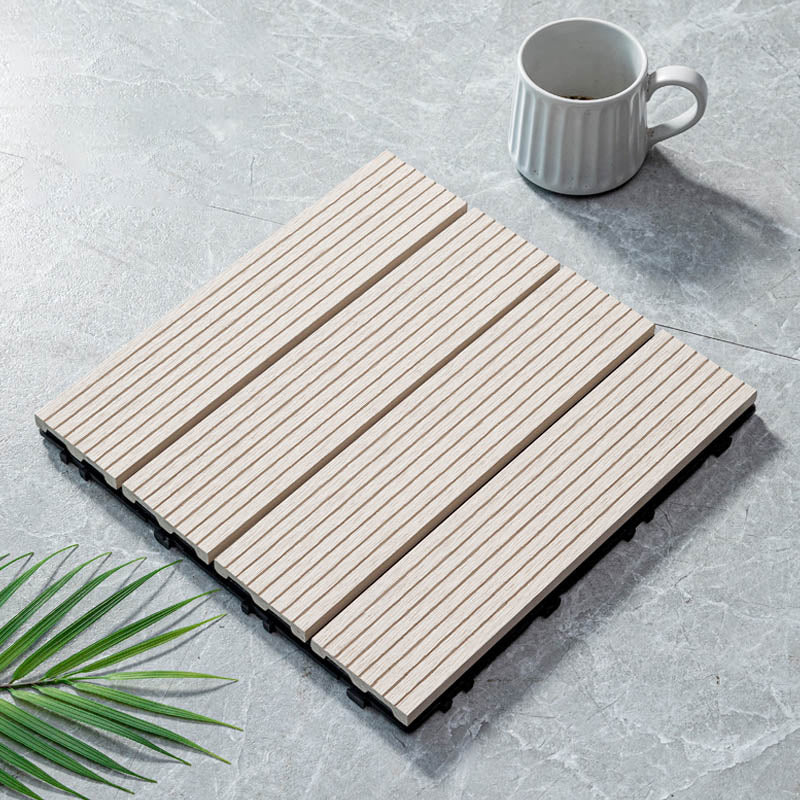 Classical Wooden Flooring Tiles Interlocking Garden Patio Flooring Tiles