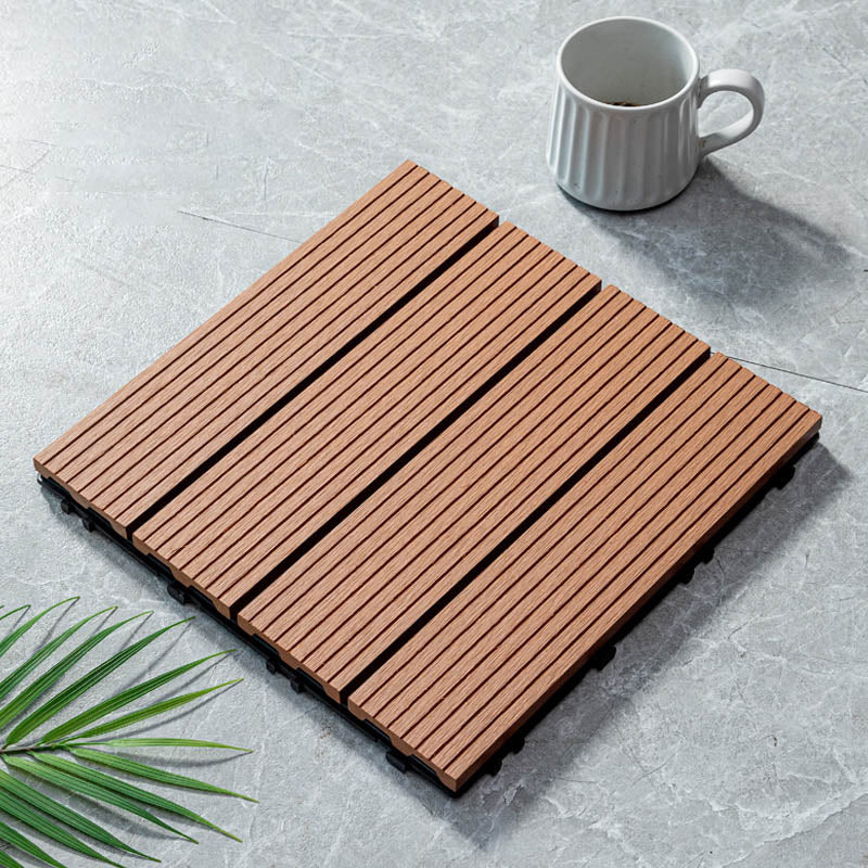 Classical Wooden Flooring Tiles Interlocking Garden Patio Flooring Tiles