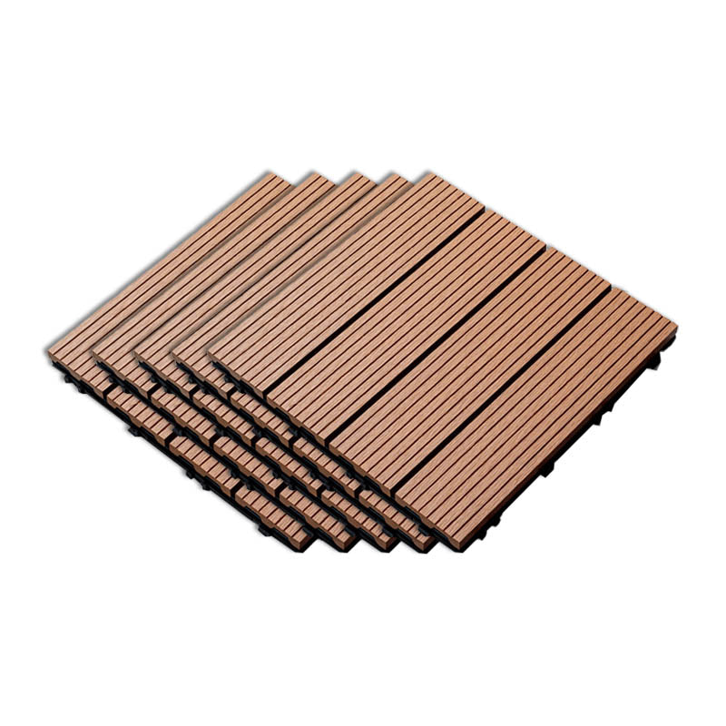 Classical Wooden Flooring Tiles Interlocking Garden Patio Flooring Tiles