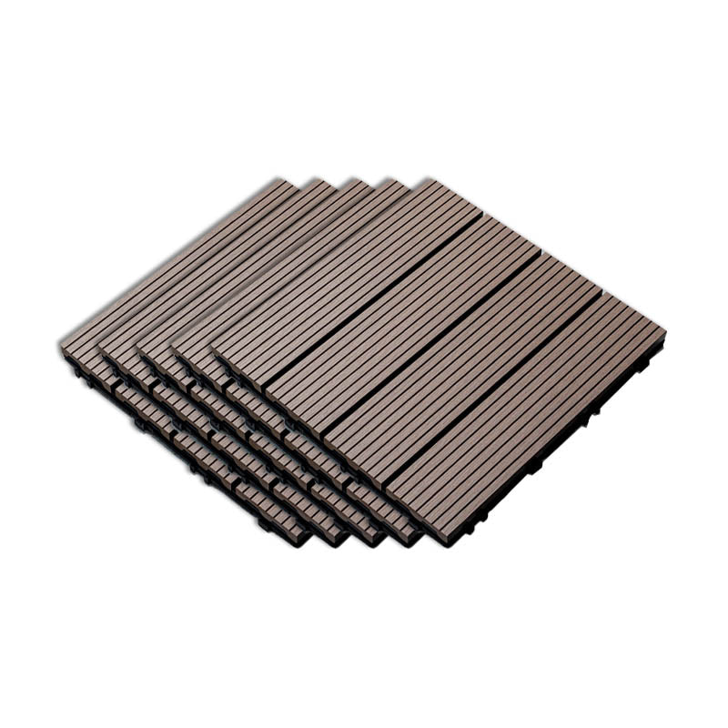 Classical Wooden Flooring Tiles Interlocking Garden Patio Flooring Tiles