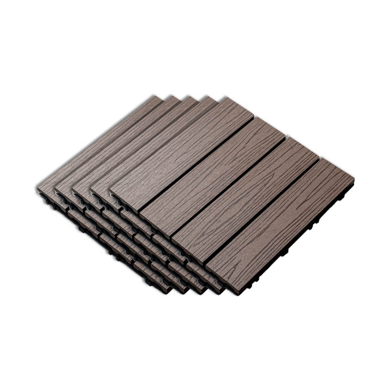 Classical Wooden Flooring Tiles Interlocking Garden Patio Flooring Tiles