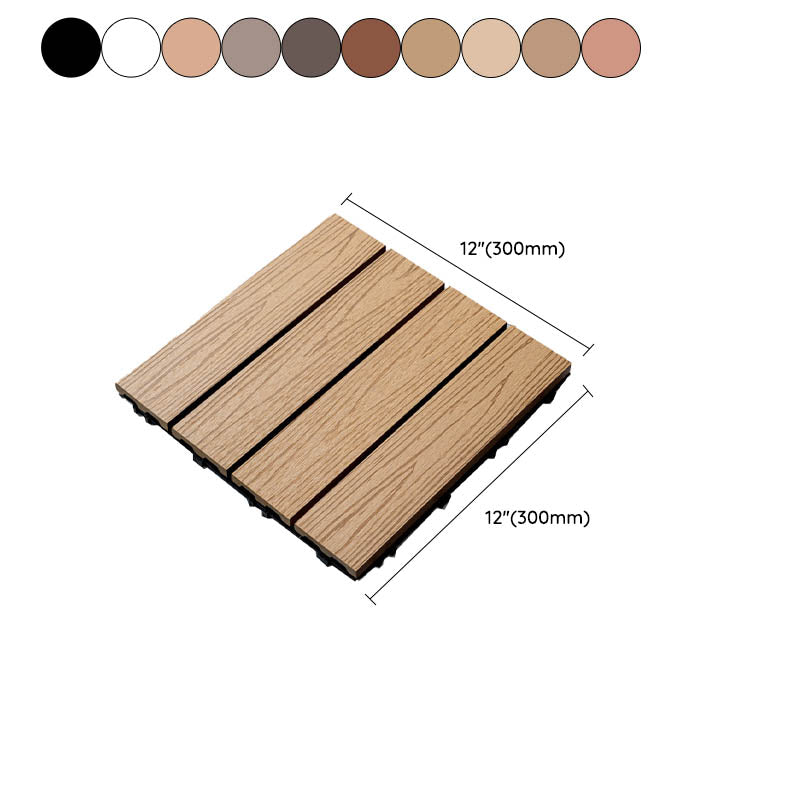 Classical Wooden Flooring Tiles Interlocking Garden Patio Flooring Tiles