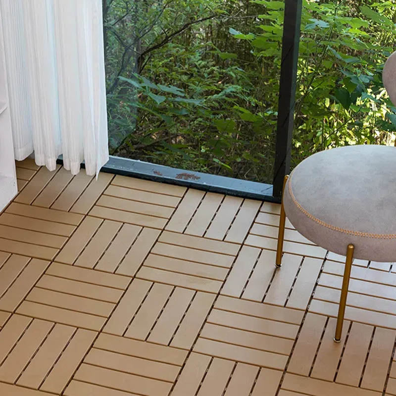 Classical Deck Tile Interlocking Wood Outdoor Flooring Flooring Tile