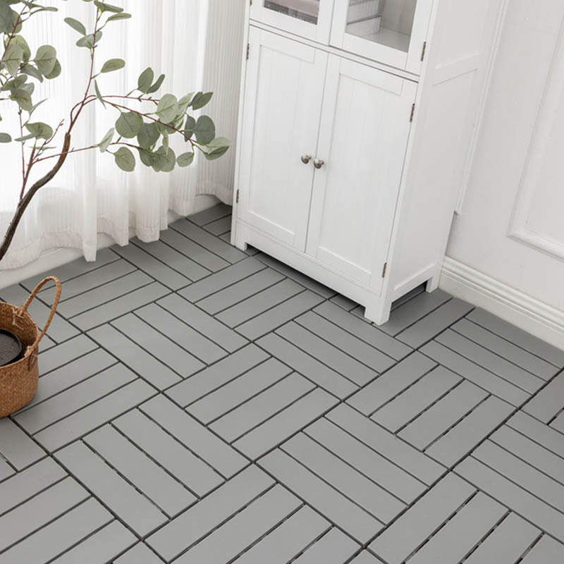 Classical Wood Outdoor Flooring Interlocking Patio Flooring Tiles