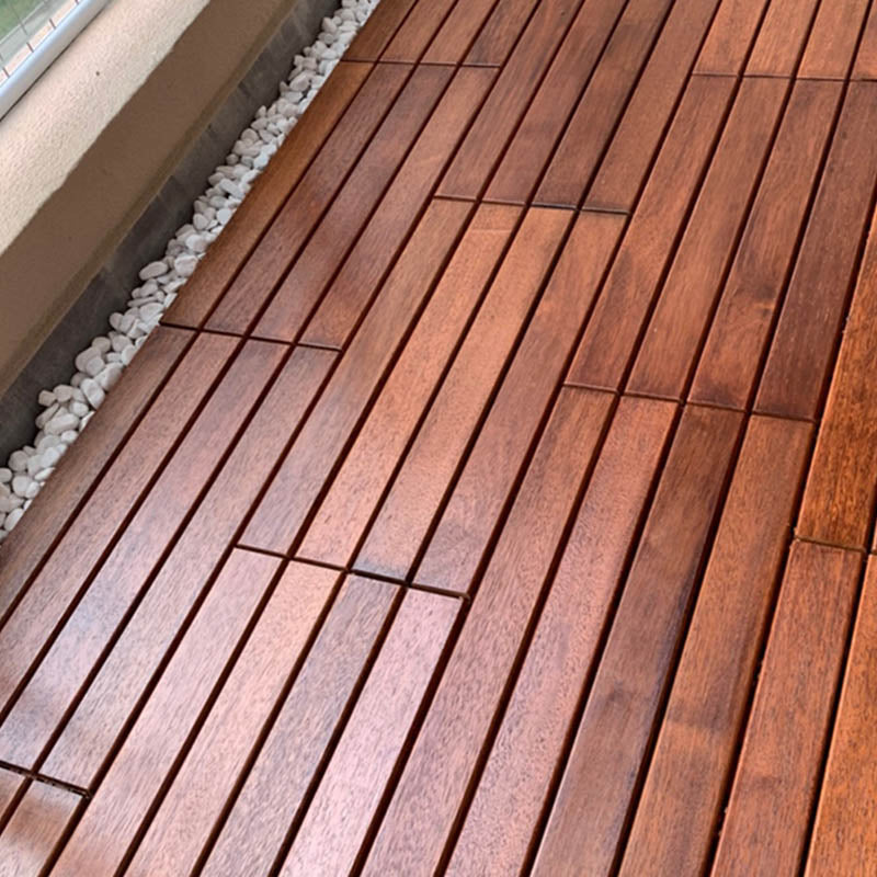 Basic Wooden Outdoor Flooring Tiles Interlocking Patio Flooring Tiles