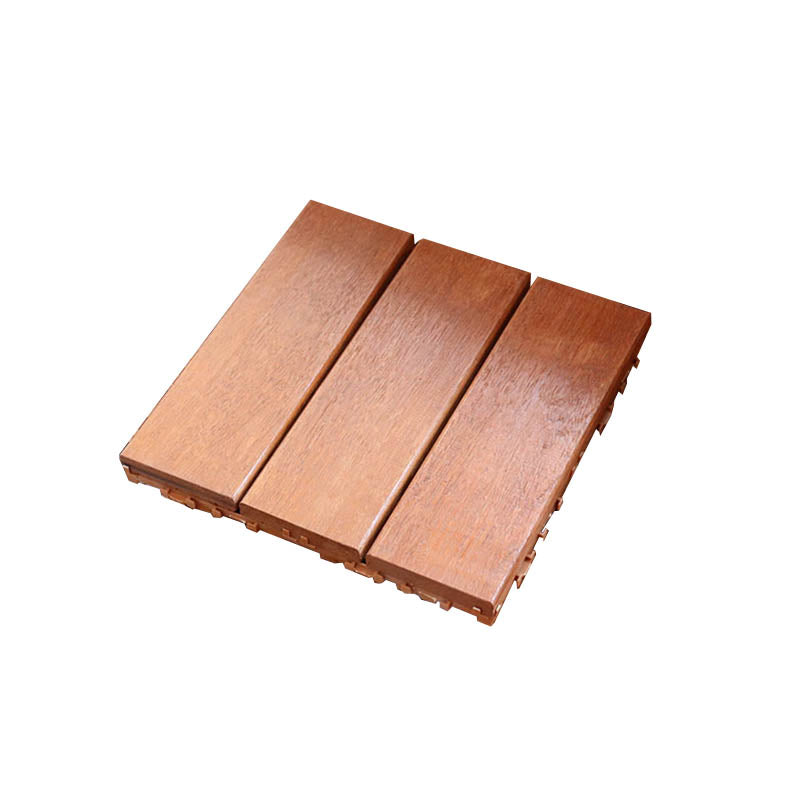 Classic Wood Deck Tiles Interlocking Composite Patio Flooring Tiles