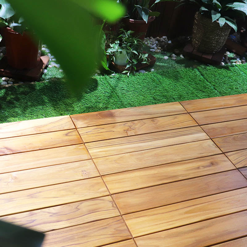 Composite Interlocking Flooring Tiles Outdoor Wood Floor Planks