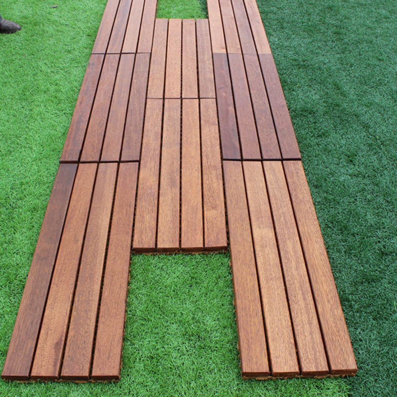 Wood Decking Tiles Waterproof Interlocking Patio Flooring Tiles