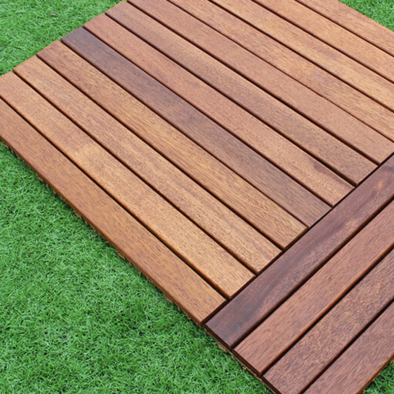 Wood Decking Tiles Waterproof Interlocking Patio Flooring Tiles