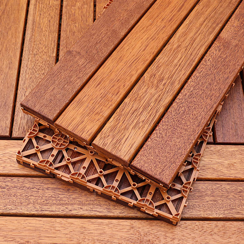 Wood Decking Tiles Waterproof Interlocking Patio Flooring Tiles