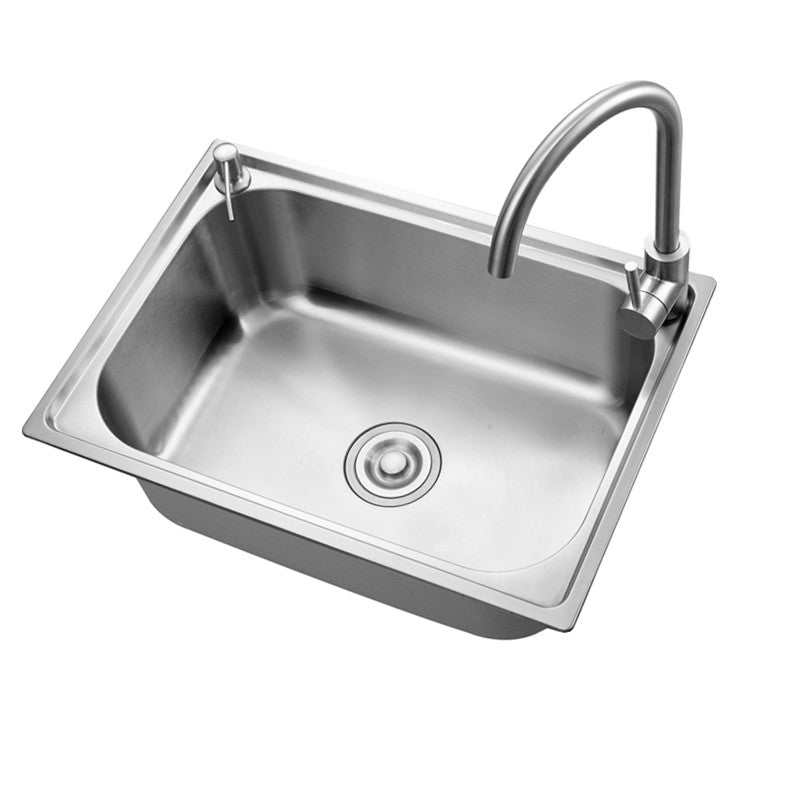 Modern Style Kitchen Sink Soundproof Design Stainless Steel Kitchen Sink with Faucet