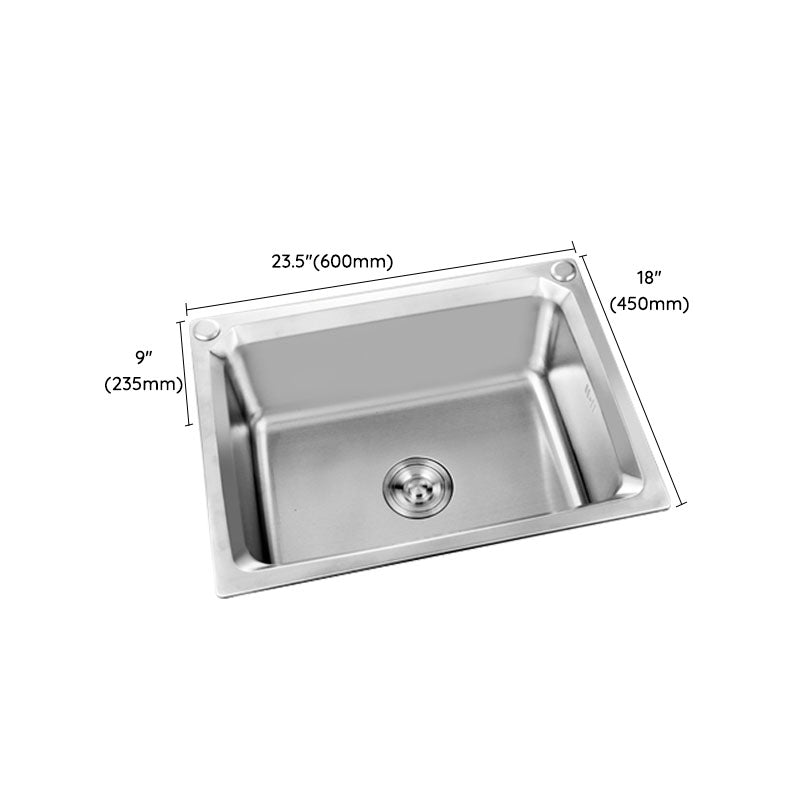 Modern Style Kitchen Sink Stainless Steel Kitchen Sink with Faucet