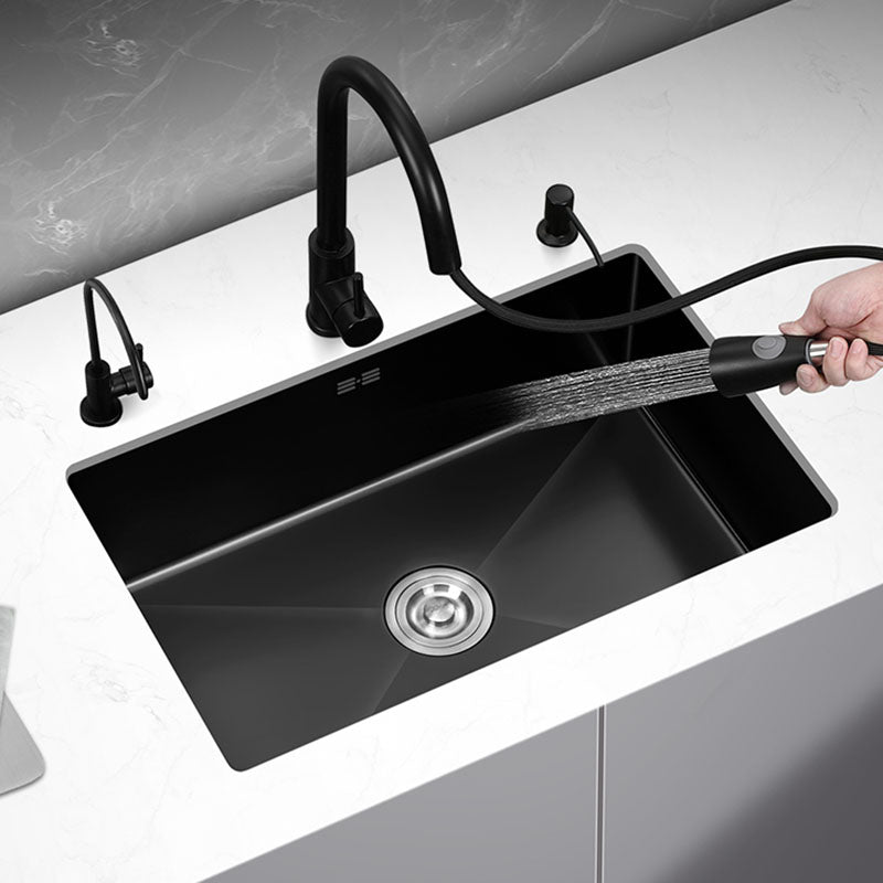 Kitchen Sink Noise-cancelling Design Stainless Steel Drop-In Kitchen Sink