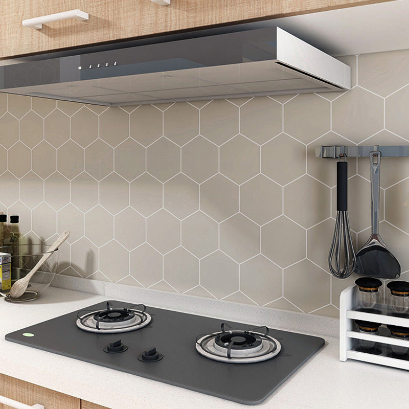 Hexagonal Peel and Stick Tiles Mosaic Tile Peel and Stick Backsplash