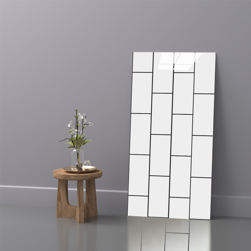 Modern Peel and Stick Tiles Rectangular Peel and Stick Backsplash 10 Pack