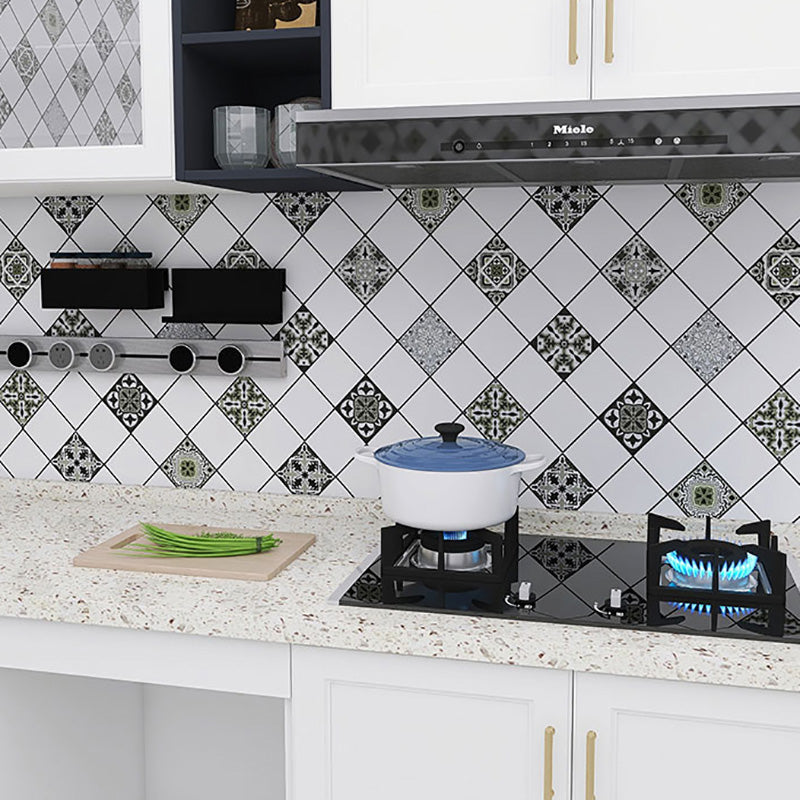 Mosaic Tile Peel and Stick Tiles Square Peel and Stick Backsplash