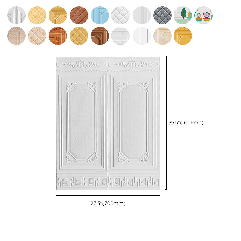 3D Backsplash Panels Contemporary Simple Backsplash Panels with Waterproof