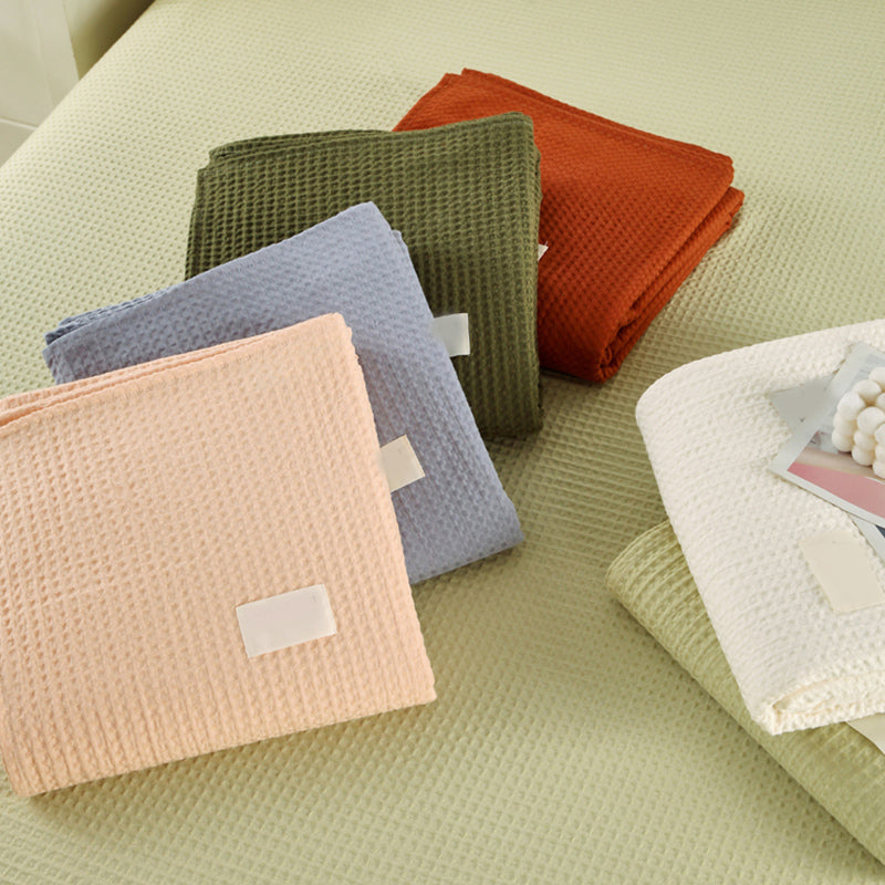 Sheet Sets Cotton Solid Color Breathable Ultra Soft Wrinkle Resistant Bed Sheet Set