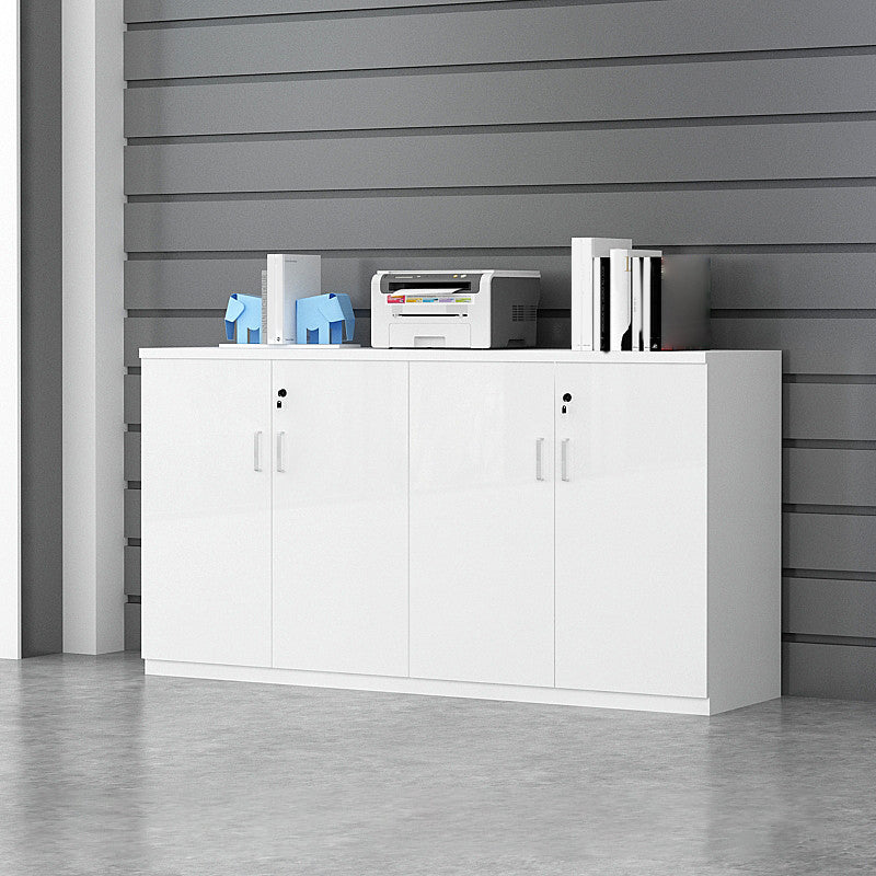 Contemporary File Cabinet Wooden Frame Storage Lateral File Cabinet