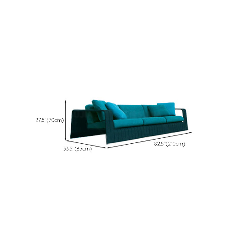 Modern & Contemporary Outdoor Patio Sofa UV Resistant Fade Resistant Patio Sofa