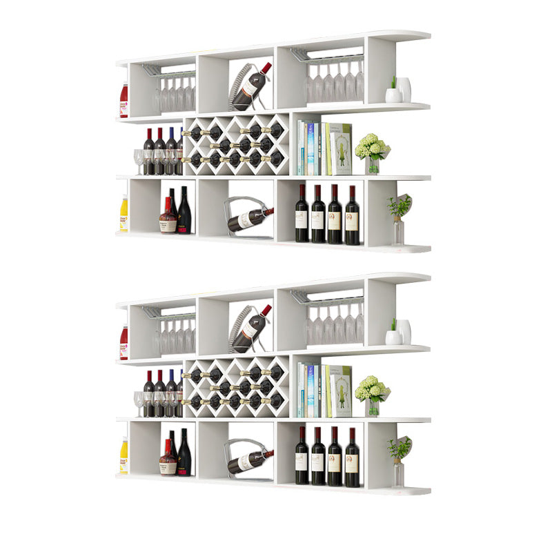 Modern Hanging Wine Bottle Holder Wooden Kitchen Wine Rack Bottle