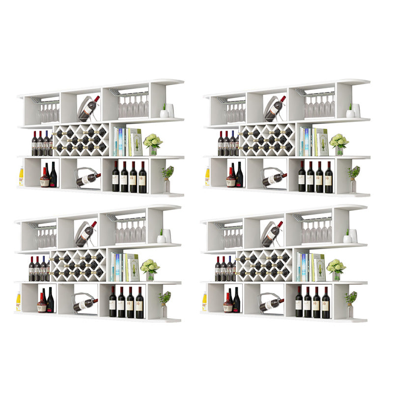 Modern Hanging Wine Bottle Holder Wooden Kitchen Wine Rack Bottle