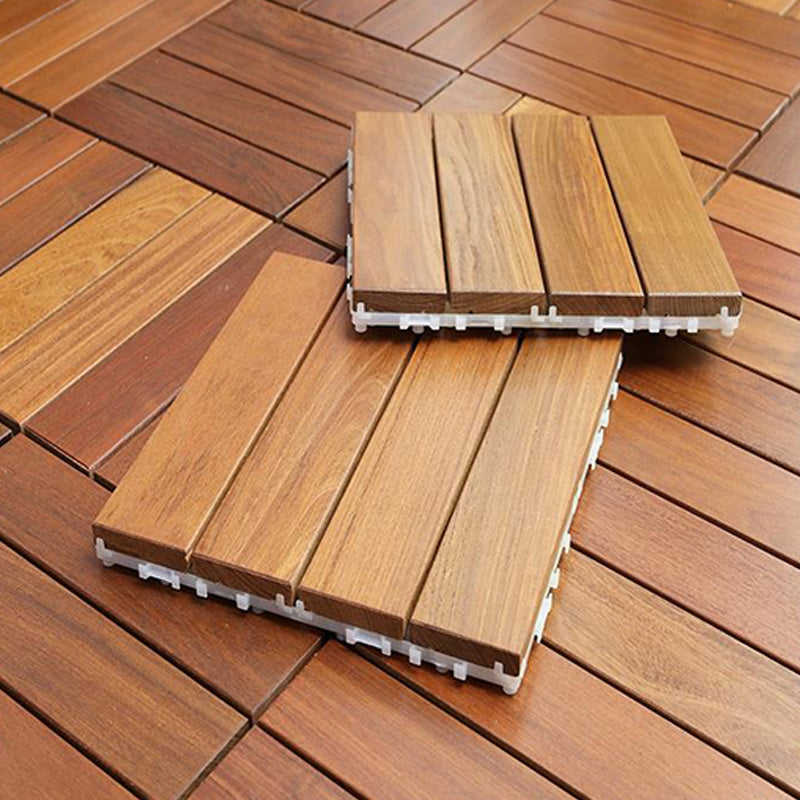 Wood Flooring Click-Locking 12" X 12" Square Hardwood Flooring