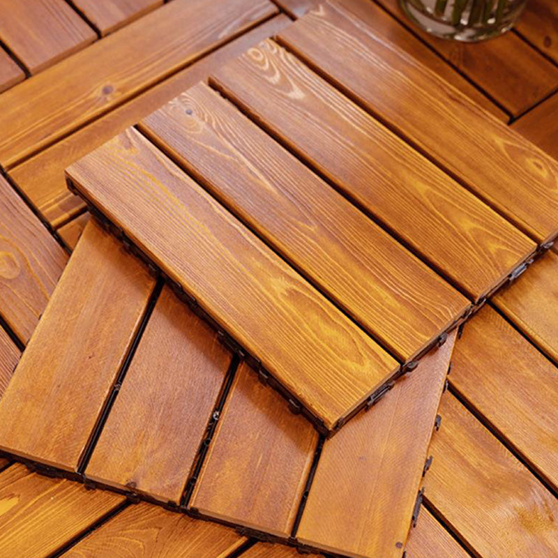 Wood Flooring Click-Locking 12" X 12" Square Hardwood Flooring