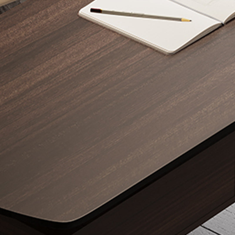 Glam Style Engineered Wood Writing Desk Metal Computer Desk for Office