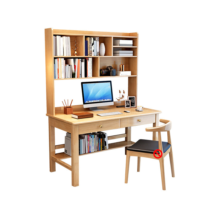 Writing Desk Wooden Kids Desk 23.6"Width Home Desk and Chair Set