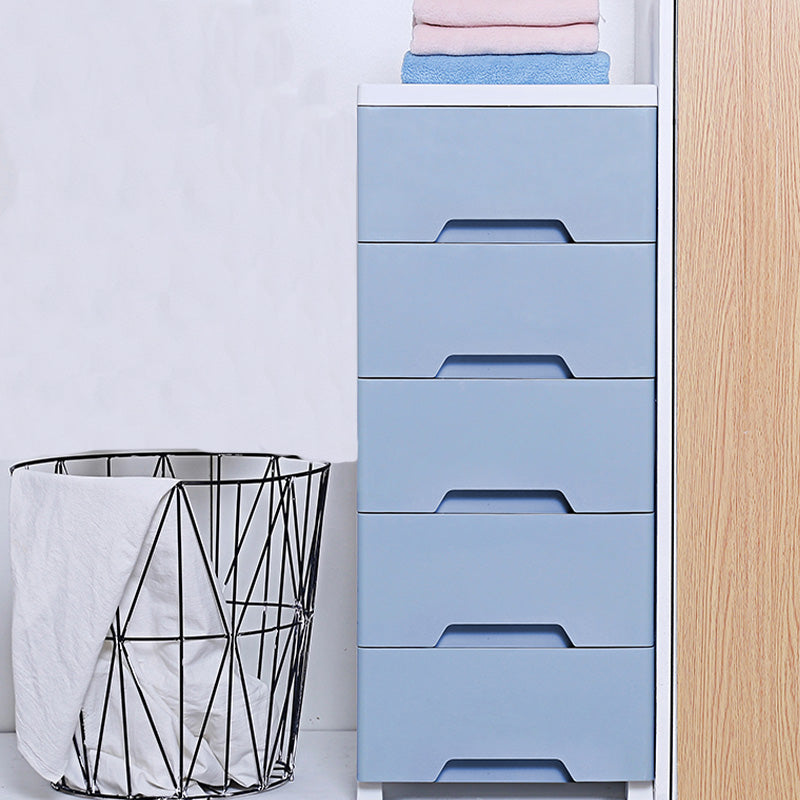 Modern White Kids Furniture Plastic Vertical Dresser for Kids