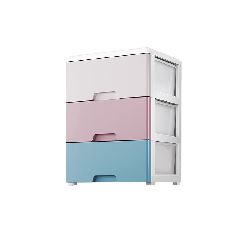 Modern White Kids Furniture Plastic Vertical Dresser for Kids