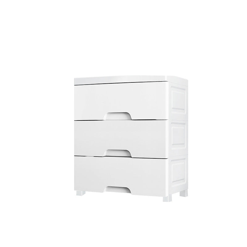 Modern White Kids Furniture Plastic Vertical Dresser for Kids