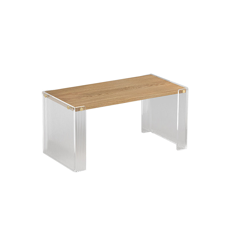 Contemporary Engineered Wood Writing Desk Acrylic Office Desk