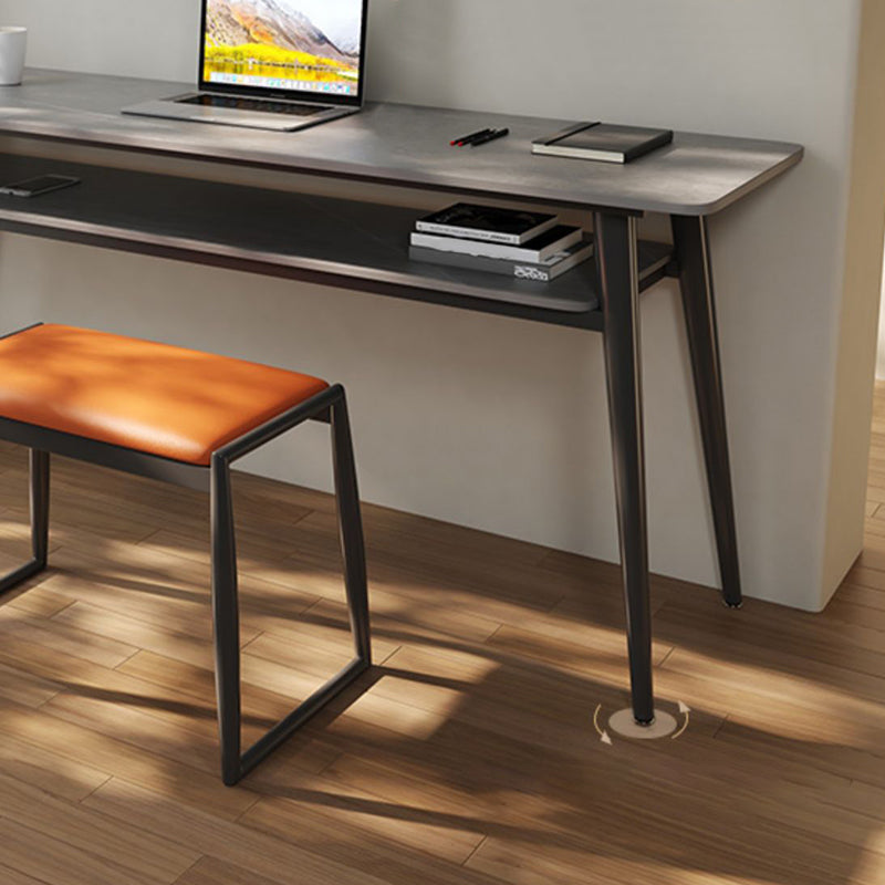 Rectangle Sintered Stone Top Office Desk Modern Style Writing Desk for Office