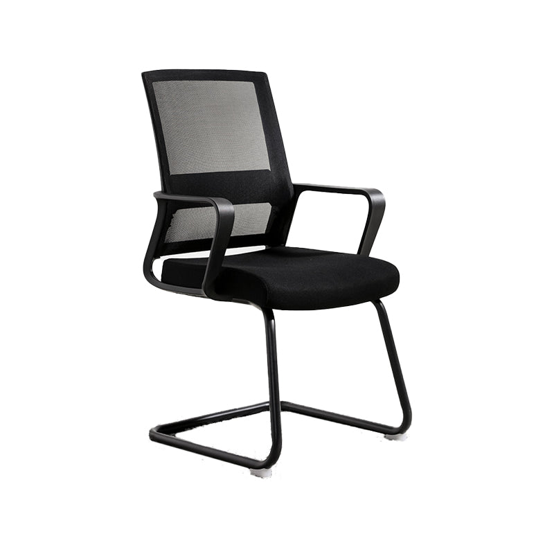 Modern No Wheels Desk Chair No Distressing Ergonomic Office Chair