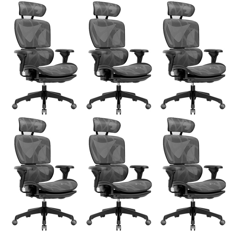 Modern Removable Arms Office Chair Adjustable Seat Height Slide Chair