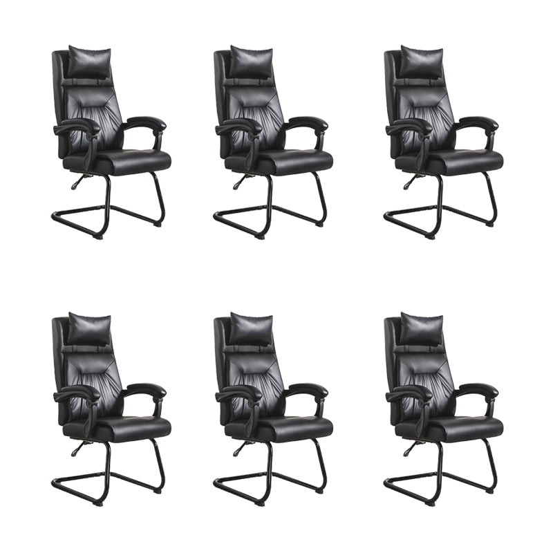 Padded Arms Modern Office Chair Tilt Mechanism No Distressing Ergonomic Chair