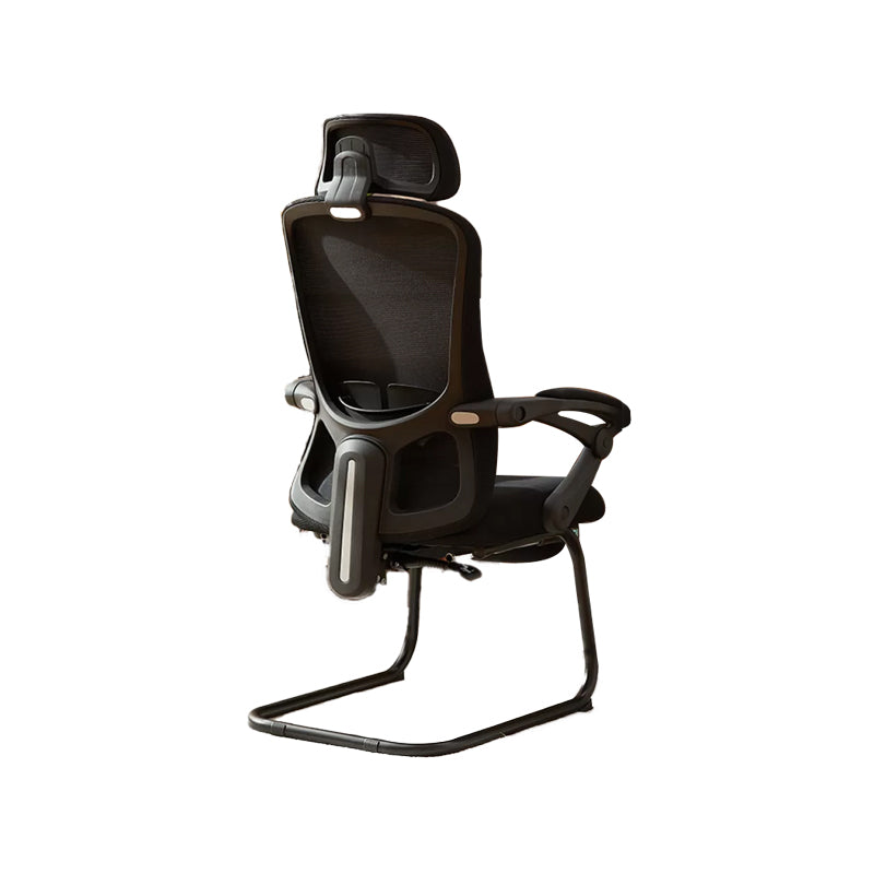 Modern Padded Arms Office Chair Tilt Mechanism No Distressing Ergonomic Chair