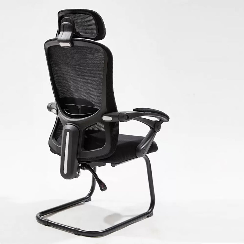 Modern Padded Arms Office Chair Tilt Mechanism No Distressing Ergonomic Chair