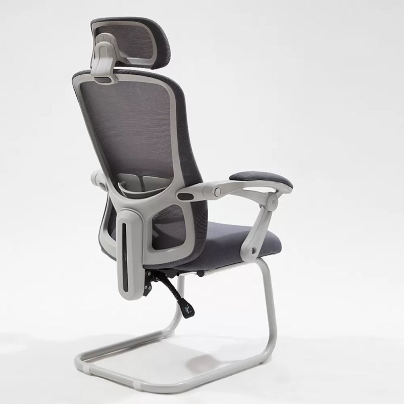 Modern Padded Arms Office Chair Tilt Mechanism No Distressing Ergonomic Chair