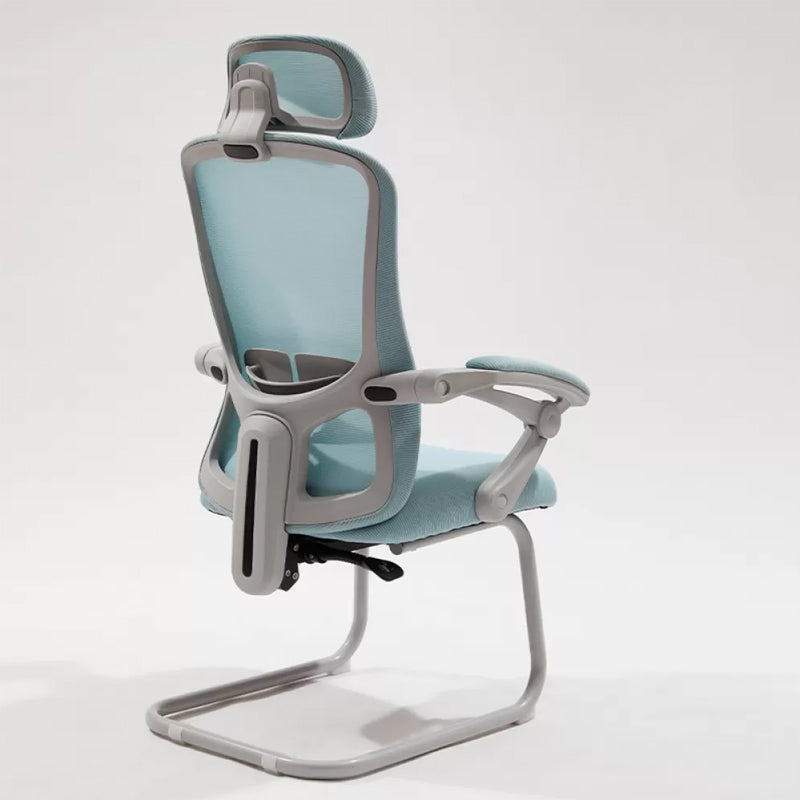 Modern Padded Arms Office Chair Tilt Mechanism No Distressing Ergonomic Chair