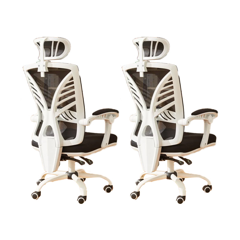 Padded Arms Office Chair Modern No Distressing Desk Chair with Wheels