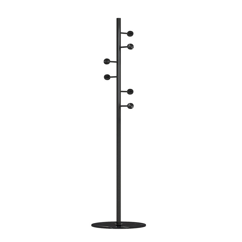 Metal Hall Stand Glam Style Free Standing Hall Stand with Coat Hook